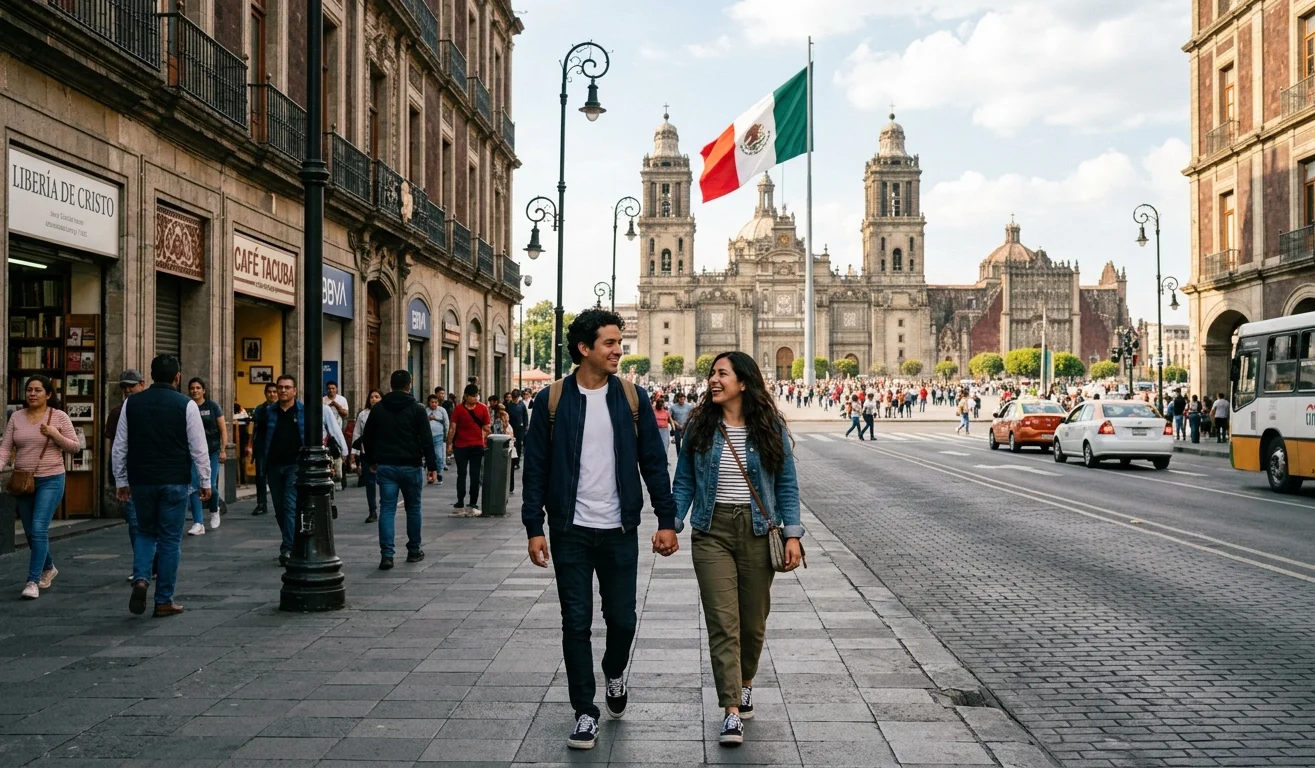 Pareja Cdmx Centro Historico